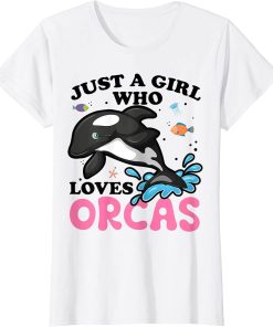 Funny Orca Lover Graphic for Women Girls Kids Whale T-Shirt