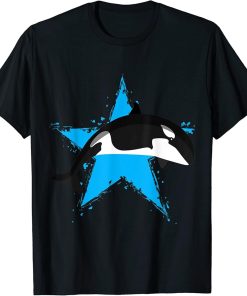 Orca Star Design Orca Love Lover Orcas T-Shirt