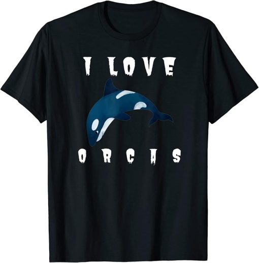 Orcas Rescue I Love Orcas Killer Whale Activist T-Shirt